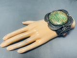 One Of The Best Vintage Native American Navajo Royston Turquoise Sterling Silver Bracelet-Nativo Arts