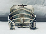 One Of The Most Highly Detailed Native American Navajo Sterling Silver Bracelet-Nativo Arts