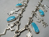 Fascinating Vintage Native American Navajo Royston Turquoise Sterling Silver Necklace-Nativo Arts