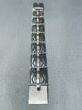 Expertly Detailed Vintage Native American Navajo Gold Sterling Silver Sectional Bracelet-Nativo Arts