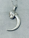 Ming Boggling Pincer Vintage Native American Laguna Sterling Silver Necklace Old-Nativo Arts