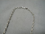 Museum Vintage Native American Navajo Storyteller Sterling Silver Necklace Old-Nativo Arts