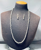 One Of The Best Vintage All Silver Sterling Native American Navajo Necklace-Nativo Arts