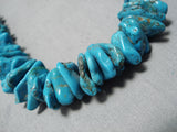 Dramatic Vintage Navajo Turquoise Necklace Native American Old-Nativo Arts