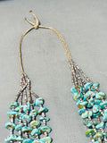 Unforgettable Vintage Native American Navajo Kingman Turquoise 5-strand Necklace-Nativo Arts