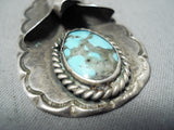 Amazing Vintage Native American Navajo Pilot Mountain Sterling Silver Pendant Old-Nativo Arts