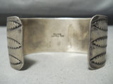 Best Vintage Native American Navajo Alex Sanchez Kachina Sterling Silver Bracelet-Nativo Arts