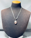 Tremendous Vintage Native American Navajo Wildhorse Turquoise Sterling Silver Necklace-Nativo Arts