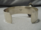 Amazing Vintage Native American Navajo Domed Sugulite Sterling Silver Bracelet Old-Nativo Arts