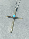 Important Vintage Native American Zuni Sleeping Beauty Turquoise Sterling Silver Necklace-Nativo Arts