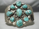 One Of The Best Vintage Native American Navajo Royston Turquoise Sterling Silver Bracelet Old-Nativo Arts