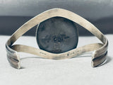 Eyecatching Vintage Native American Navajo Royston Turquoise Dome Sterling Silver Bracelet-Nativo Arts