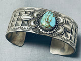 Plethora Of Silver Works Vintage Native American Navajo Royston Turquoise Sterling Bracelet-Nativo Arts