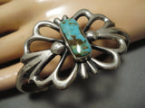 Amazing Vintage Native American Navajo Royston Turquoise Sterling Silver Bracelet-Nativo Arts