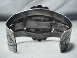 Colossal Early Vintage Native American Navajo #8 Turquoise Sterling Silver Bracelet-Nativo Arts