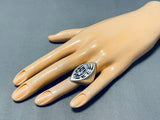 Advanced Twisting Silver Work Vintage Navajo Or Native American Hopi Sterling Ring-Nativo Arts