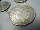 Tremendous Navajo Native American Silver Coins Necklace-Nativo Arts