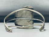 Towering Vintage Native American Navajo Royston Turquoise Sterling Silver Bracelet-Nativo Arts