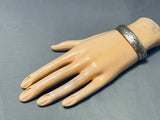 Wonderful Vintage Native American Navajo Sterling Silver Bracelet-Nativo Arts