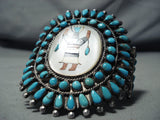 Best Victor Moses Begay Vintage Native American Navajo Turquoise Sterling Silver Bracelet-Nativo Arts