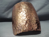 Unforgettable Navajo Wide Copper Bracelet Native American-Nativo Arts