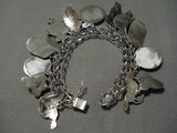 Detailed Intricate!! Vintage Native American Navajo Turquoise Sterling Silver Bracelet-Nativo Arts
