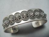 Deep Shell Eddy Smith Native American Navajo Sterling Silver Bracelet-Nativo Arts