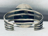 Important Easter Blue Turquoise Vintage Native American Navajo Sterling Silver Bracelet-Nativo Arts