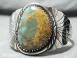 Magnificent Vintage Native American Navajo Damale Turquoise Sterling Silver Bracelet Old-Nativo Arts