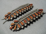 Incredible Vintage Zuni Native American Vivian Tsethlakai Hair Barrettes Clip-Nativo Arts