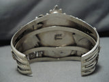 Opulent Ben Begaye Kachina Turquoise Sterling Silver Native American Navajo Bracelet Cuff-Nativo Arts