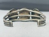 Very Old Vintage Native American Navajo Carico Lake Turquoise Sterling Silver Bracelet-Nativo Arts