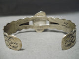 Astonishing Vintage Native American Navajo Carico Lake Turquoise Sterling Silver Bracelet-Nativo Arts