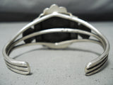 Fabulous Native American Navajo Damele Royston Turquoise Sterling Silver Bracelet-Nativo Arts