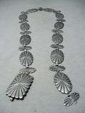 Fabulous Vintage Navajo Sterling Silver Concho Belt Native American Old-Nativo Arts