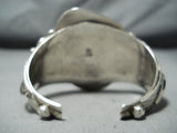 Outstanding Navajo Turquoise Sterling Silver Bracelet Native American-Nativo Arts