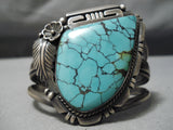 One Of The Best Vintage Native American Navajo Ray Bennett Turquoise Sterling Silver Bracelet-Nativo Arts