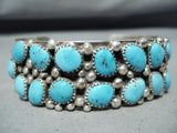 Kathleen Navajo Turquoise Sterling Silver Bracelet Native American-Nativo Arts