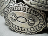 Incredible Vintage Navajo Sterling Silver Concho Belt Old Native American-Nativo Arts