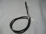 Impressive Navajo Sterling Silver Bolo Native American-Nativo Arts