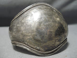 Quality Hand Tooled Vintage Navajo Sterling Silver Native American Bracelet-Nativo Arts