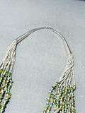 One Of The Best Vintage Native American Navajo Royston Turquoise Sterling Silver Necklace-Nativo Arts