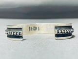 Important Al Jake Native American Navajo High Grade Turquoise Sterling Silver Bracelet-Nativo Arts