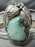 Tremendous Vintage Native American Navajo Royston Turquoise Sterling Silver Bracelet Old-Nativo Arts