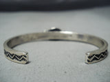 Important Sunny Reeves Native American Navajo Turquoise Sterling Silver Bracelet Cuff-Nativo Arts