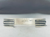 Important Al Jake Native American Navajo Royston Turquoise Sterling Silver Bracelet-Nativo Arts