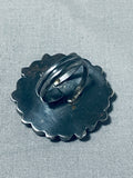 Special Native American Navajo Mother Of Pearl Mercury Dime Sterling Silver Ring-Nativo Arts