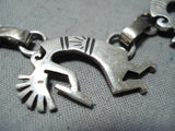 Fabulous Vintage Native American Navajo Sterling Silver Kokopelli Bracelet Old-Nativo Arts