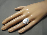 Important Blue Bird Zuni Turquoise Sterling Silver Native American Ring-Nativo Arts