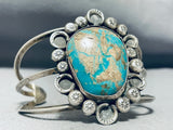 Incredible Beadwork Vintage Native American Navajo Turquoise Sterling Silver Bracelet-Nativo Arts